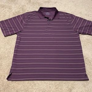 PGA tour purple golf shirt polo